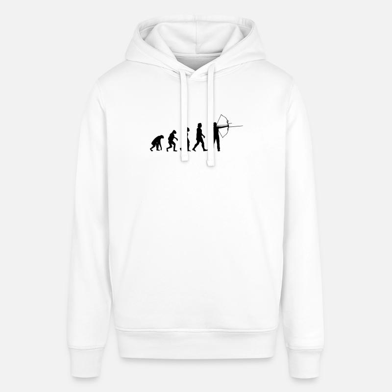 Arc-en-ciel Evolution arc-en-ciel Arc - Sweat à capuche SOUNDER Stanley/Stella Unisexe - blanc