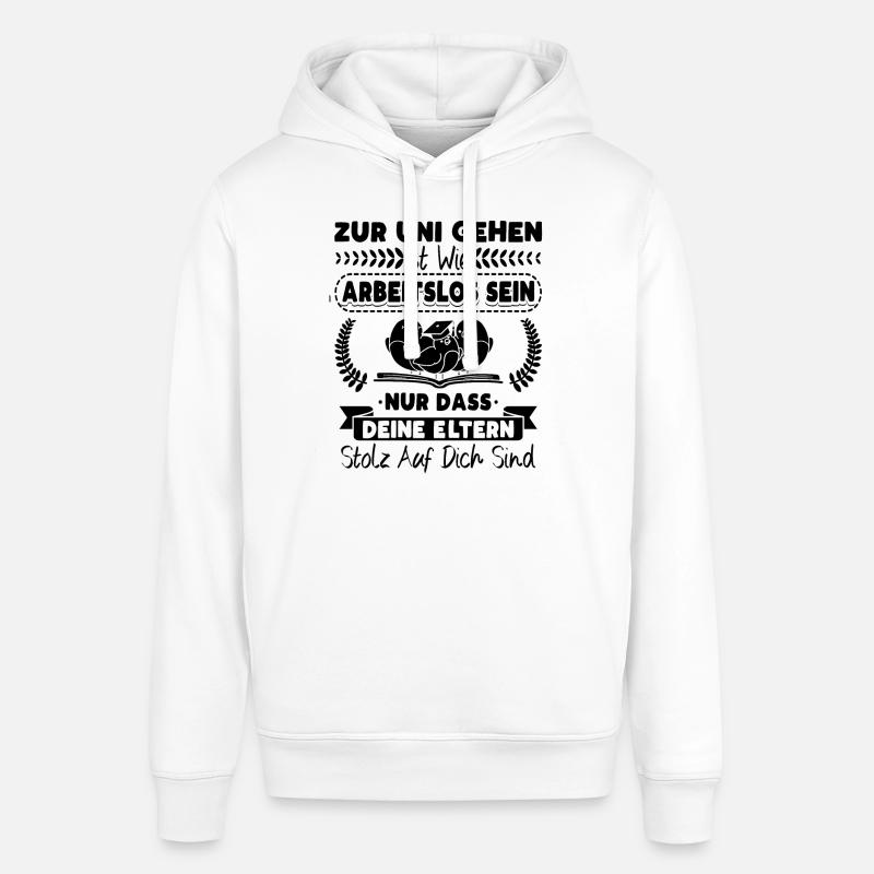 Student Studentin Studium Studienbeginn - Stanley/Stella Unisex Hoodie SOUNDER - Weiß