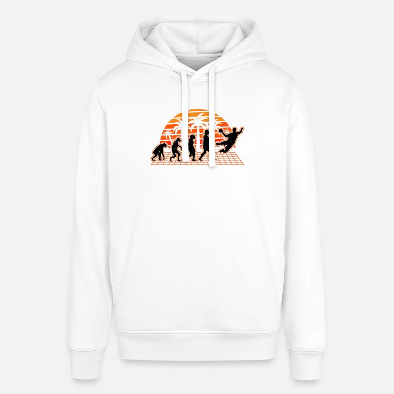 Handballer Evolution Sunset Handball - Sweat à capuche SOUNDER Stanley/Stella Unisexe - blanc