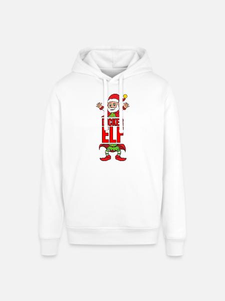 Dicker Elf Partnerlook Weihnachtself - Stanley/Stella Unisex Hoodie SOUNDER - Weiß