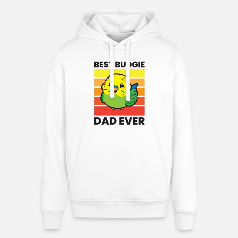 Budgerigar propriétaire Dad Bester - Sweat à capuche SOUNDER Stanley/Stella Unisexe - blanc
