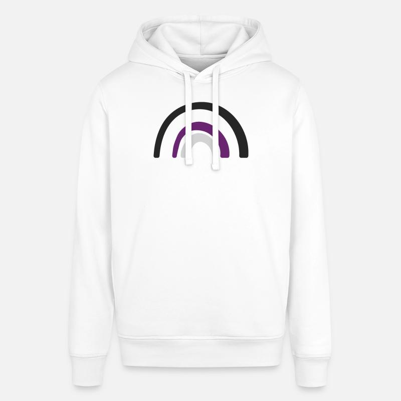 Drapeau - LGBTQIA Rainbow Demisexual - Sweat à capuche SOUNDER Stanley/Stella Unisexe - blanc