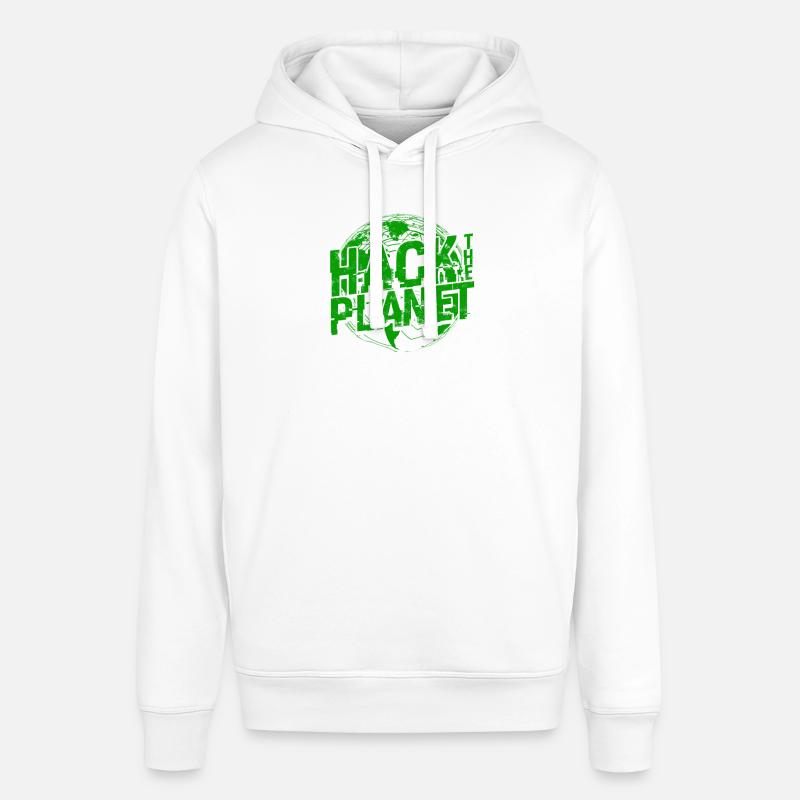 Hack the Planet Software Developer - - Stanley/Stella SOUNDER Unisex Hoodie - white