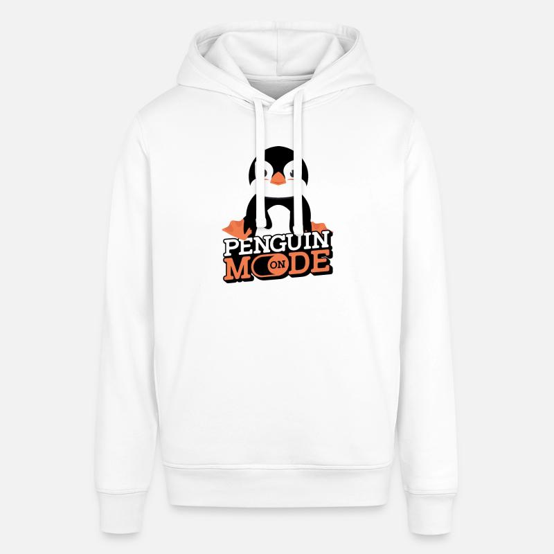 Penguin Mode On Kaiserpinguin Seevogel - Stanley/Stella Unisex Hoodie SOUNDER - Weiß