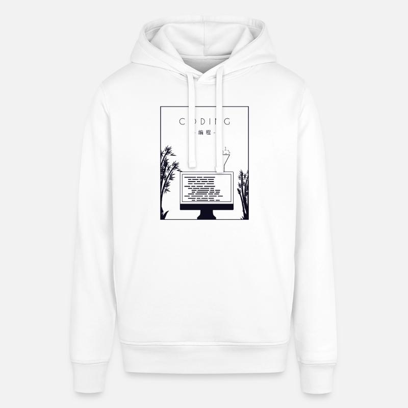 Codage chinois Hanzi Développeur Codeur - Sweat à capuche SOUNDER Stanley/Stella Unisexe - blanc