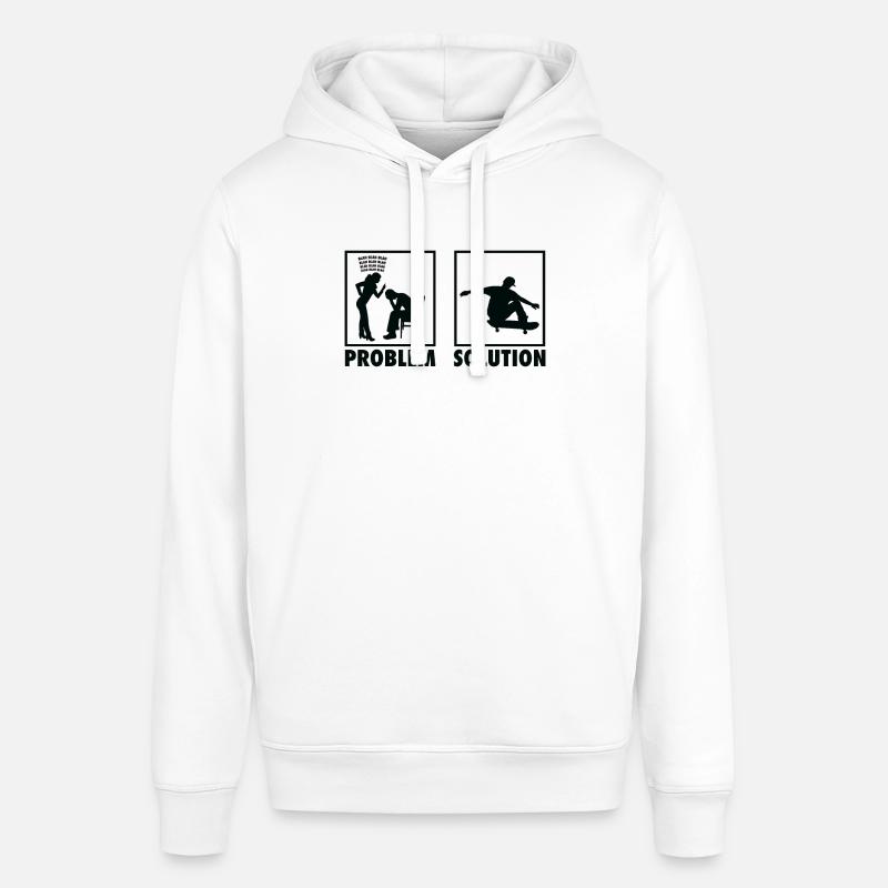 Skateboard Skateboarders Statement Problem - Sweat à capuche SOUNDER Stanley/Stella Unisexe - blanc