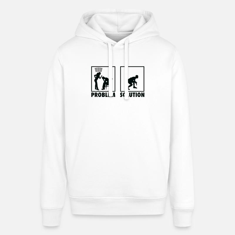 Wrestling Wrestlers Statement Problem Solution. - Sweat à capuche SOUNDER Stanley/Stella Unisexe - blanc