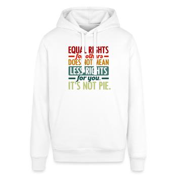 Equal Rights For Others Does Not Mean Less Rights - Stanley/Stella Unisex Hoodie SOUNDER - Weiß - Vorne - Alina (178cm) & Michal (187cm)