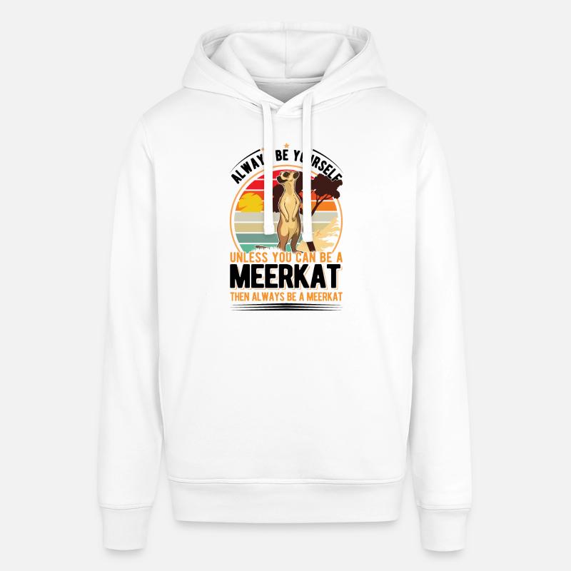 Suricate Cadeau Suricate Suricate - Sweat à capuche SOUNDER Stanley/Stella Unisexe - blanc