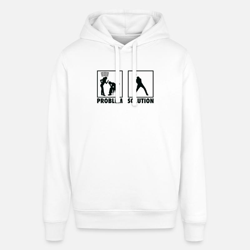 Baseball Baseball Players Statement Problem - Stanley/Stella Unisex Hoodie SOUNDER - Weiß
