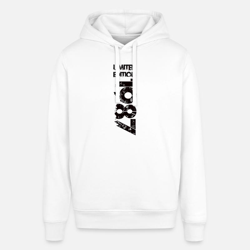 Édition limitée 1987 - Sweat à capuche SOUNDER Stanley/Stella Unisexe - blanc