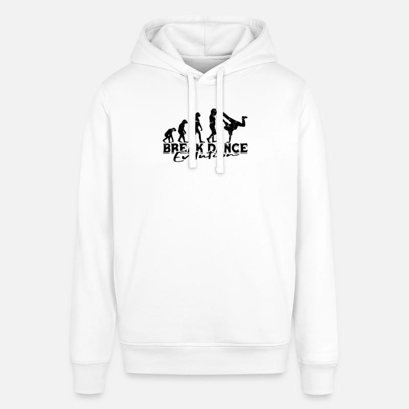 Break Dance Evolution - break dance - Stanley/Stella SOUNDER Unisex Hoodie - white