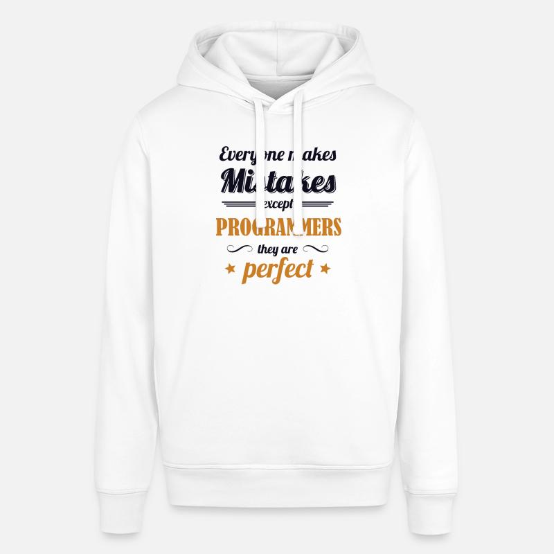 Programmers are Perfect Developer Coder - Stanley/Stella Unisex Hoodie SOUNDER - Weiß