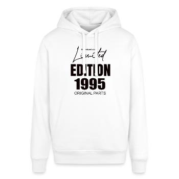 Limited Edition 1995 - Stanley/Stella Unisex Hoodie SOUNDER - Weiß - Vorne - Alina (178cm) & Michal (187cm)