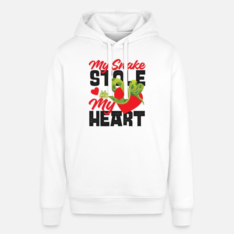 Serpent Serpent Saint-Valentin Mon - Sweat à capuche SOUNDER Stanley/Stella Unisexe - blanc