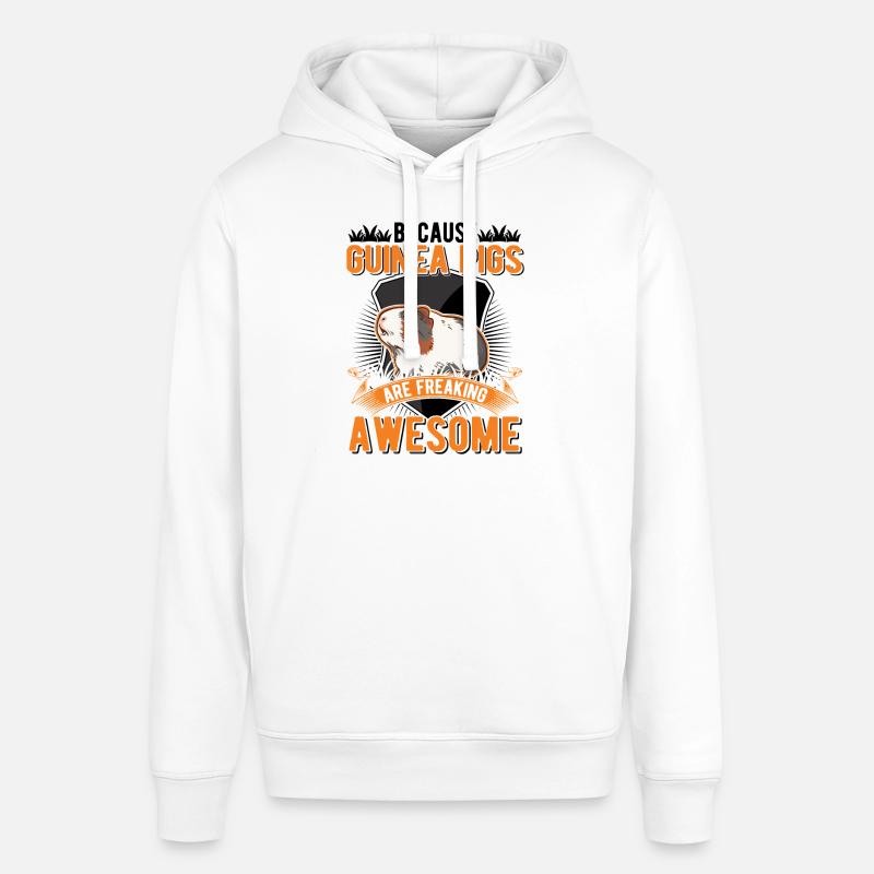 Cochon d’Inde Cadeau Cochon d’Inde - Sweat à capuche SOUNDER Stanley/Stella Unisexe - blanc
