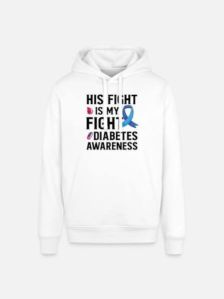 Insulin Junkie Diabetiker Diabetes Sukker Type 1 - Stanley/Stella SOUNDER unisex hoodie - hvid