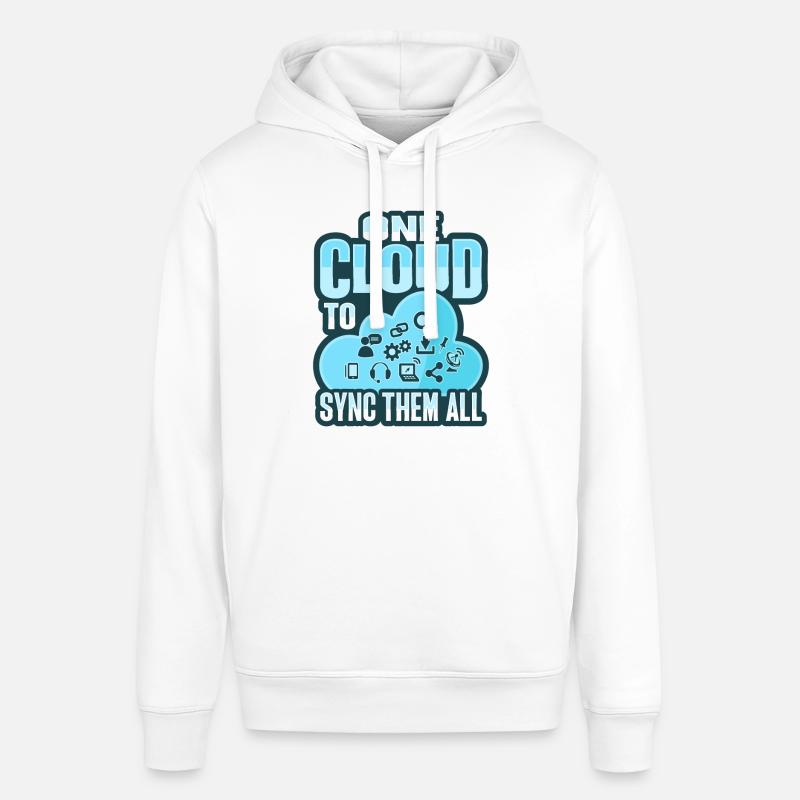 Administrateur Cloud Devops - Sweat à capuche SOUNDER Stanley/Stella Unisexe - blanc