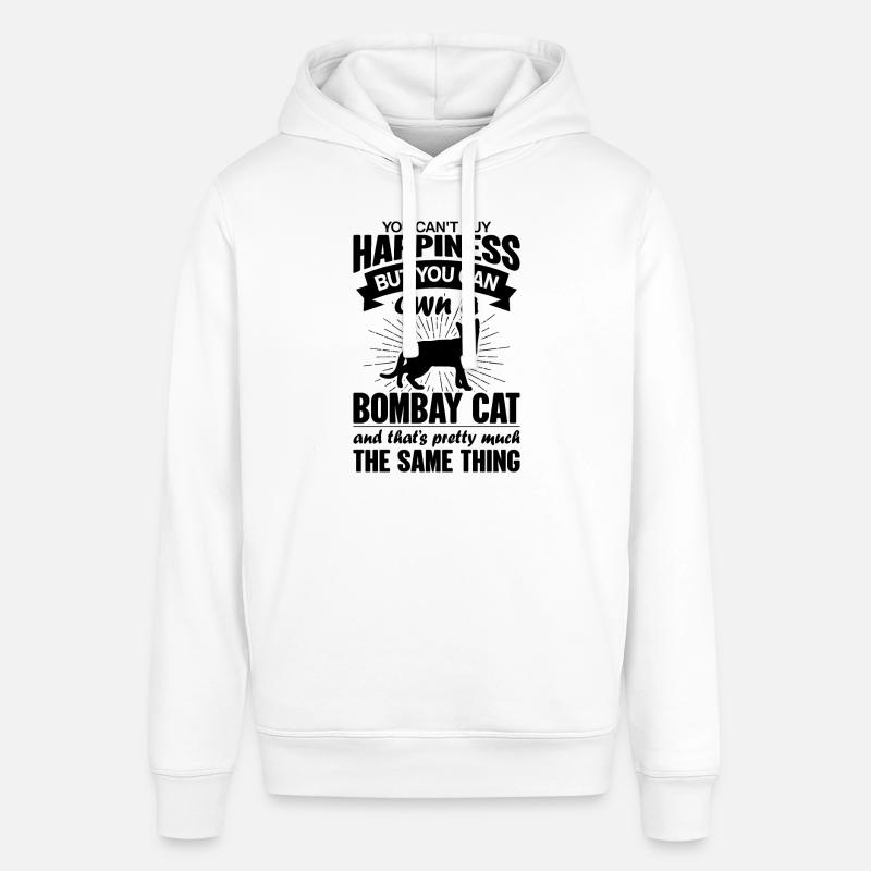 Peut acheter un chat Bombay - Sweat à capuche SOUNDER Stanley/Stella Unisexe - blanc
