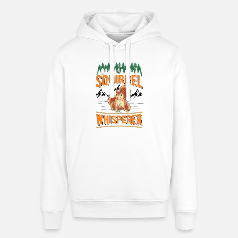 Eichhörnchen Flüsterer Écureuil Chuchoteur - Sweat à capuche SOUNDER Stanley/Stella Unisexe - blanc