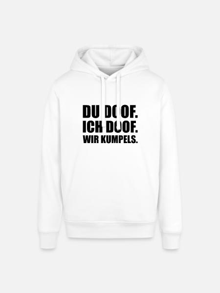 freunde fuer ewig - Stanley/Stella Unisex Hoodie SOUNDER - Weiß