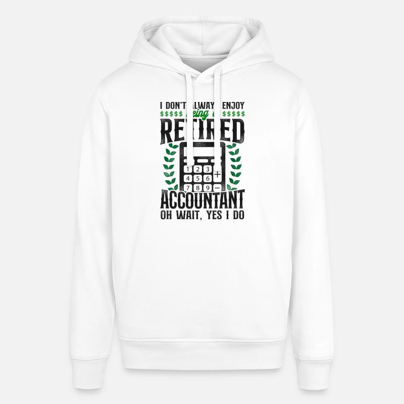 Comptable Comptable Comptable Comptabilité - Sweat à capuche SOUNDER Stanley/Stella Unisexe - blanc