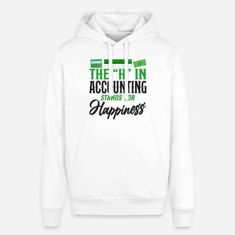 Comptable Comptable Comptable Comptabilité - Sweat à capuche SOUNDER Stanley/Stella Unisexe - blanc