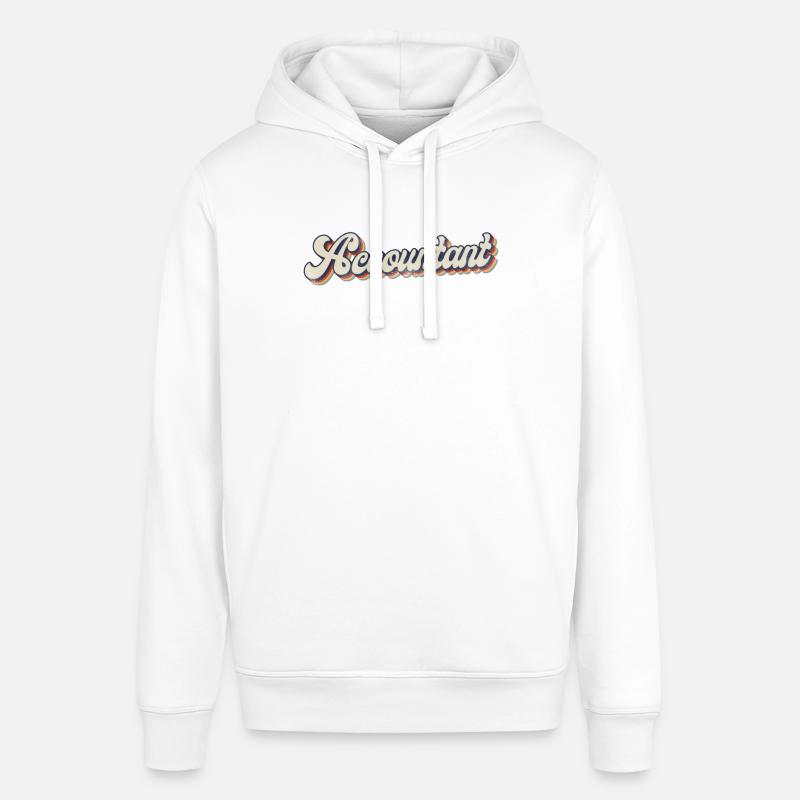 Comptable Comptable Comptable Comptabilité - Sweat à capuche SOUNDER Stanley/Stella Unisexe - blanc