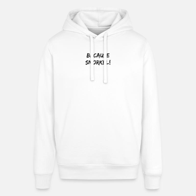 Plongée - Parce que snorkel - Sweat à capuche SOUNDER Stanley/Stella Unisexe - blanc