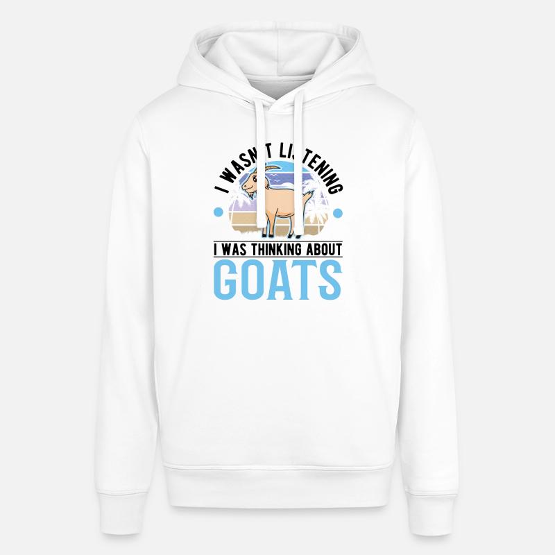 Chèvre Cadeau Chèvre Gardien Chèvre - Sweat à capuche SOUNDER Stanley/Stella Unisexe - blanc