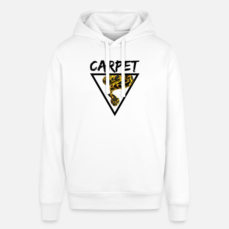 Tapis Python Geometric Snake Owner - Sweat à capuche SOUNDER Stanley/Stella Unisexe - blanc