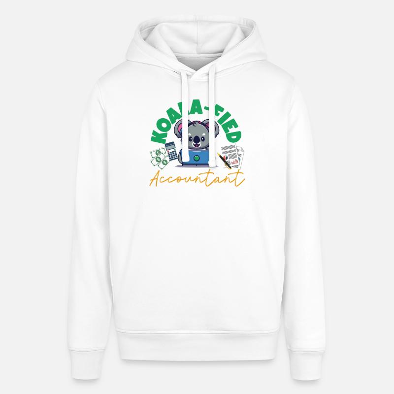 Comptable Comptable Comptable - Sweat à capuche SOUNDER Stanley/Stella Unisexe - blanc