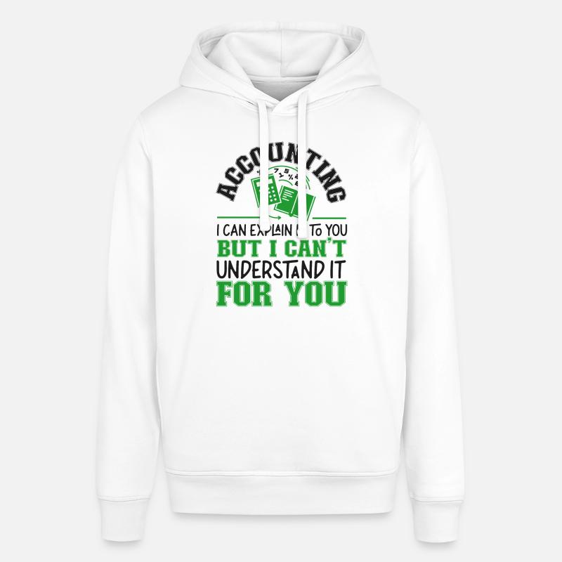 Comptable Comptable Comptable - Sweat à capuche SOUNDER Stanley/Stella Unisexe - blanc