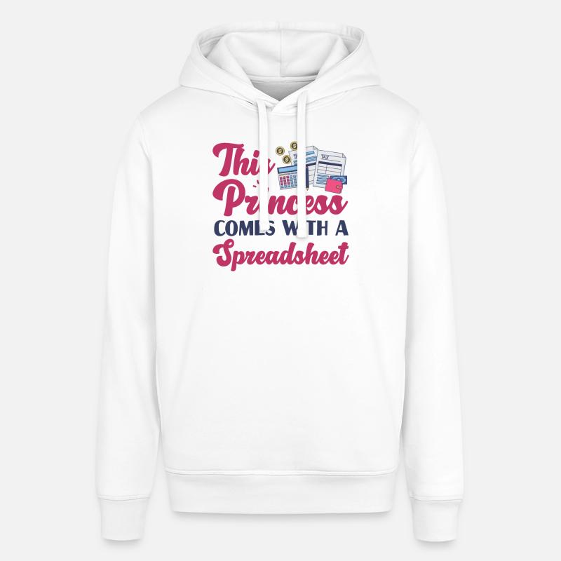 Comptable Comptable Comptable - Sweat à capuche SOUNDER Stanley/Stella Unisexe - blanc