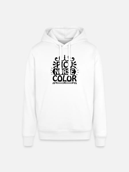 Infirmière Picu - Sweat à capuche SOUNDER Stanley/Stella Unisexe - blanc