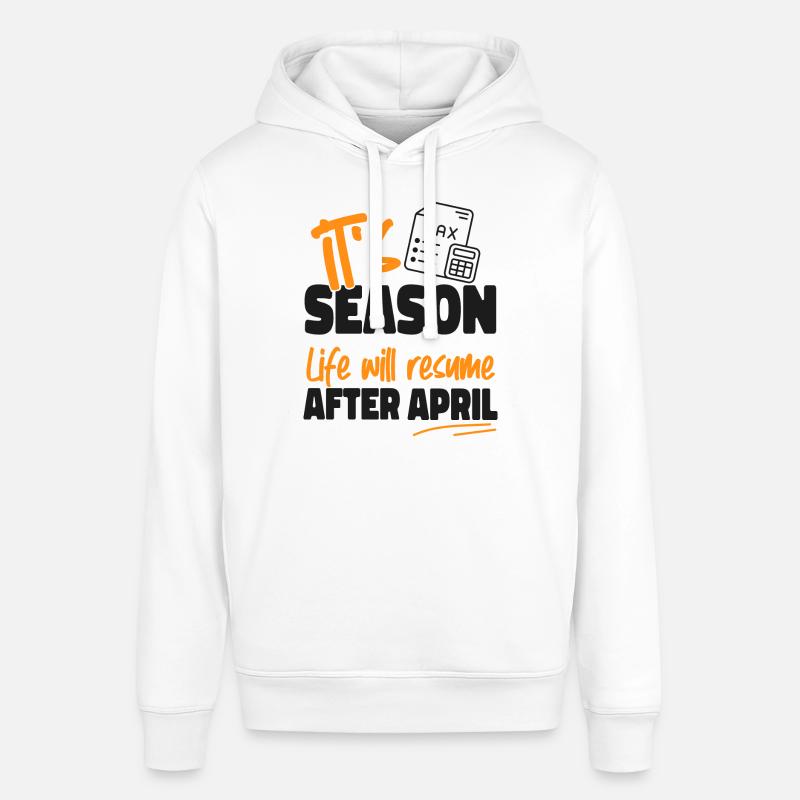 Comptable Comptable Comptable - Sweat à capuche SOUNDER Stanley/Stella Unisexe - blanc