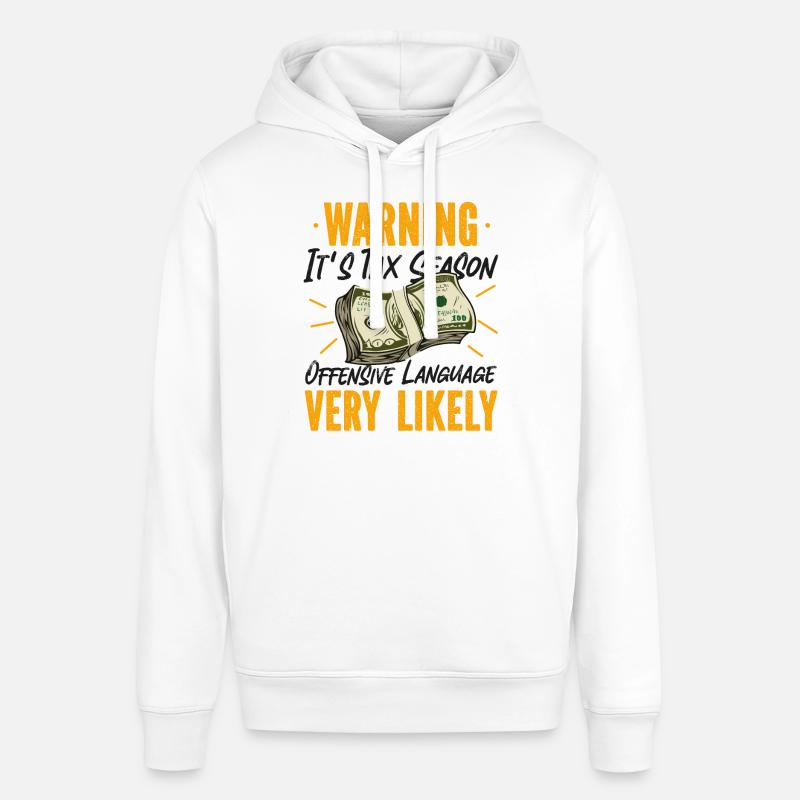 Comptable Comptable Comptable - Sweat à capuche SOUNDER Stanley/Stella Unisexe - blanc