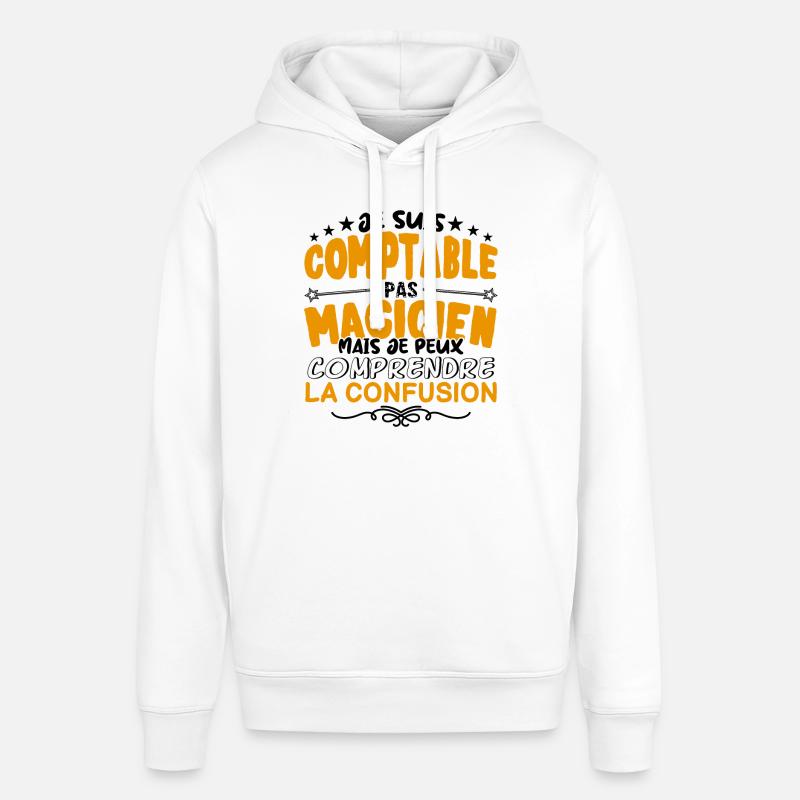 Comptable pas Magicien | le Meilleur Comptable ca - Sweat à capuche SOUNDER Stanley/Stella Unisexe - blanc