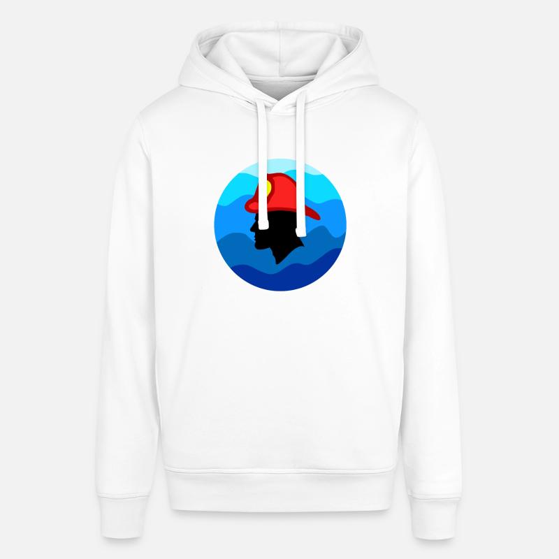 Pompier - Sweat à capuche SOUNDER Stanley/Stella Unisexe - blanc