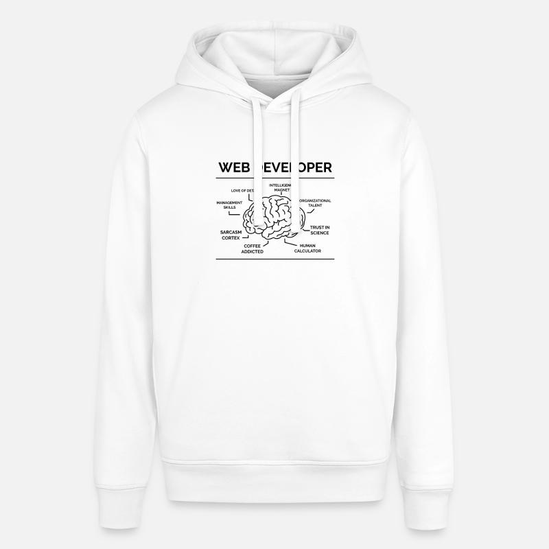 Programmeur développeur Web - Sweat à capuche SOUNDER Stanley/Stella Unisexe - blanc