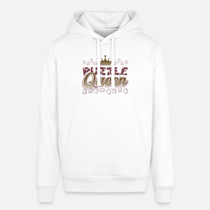 Puzzle Queen, jeu de réflexion - Sweat à capuche SOUNDER Stanley/Stella Unisexe - blanc