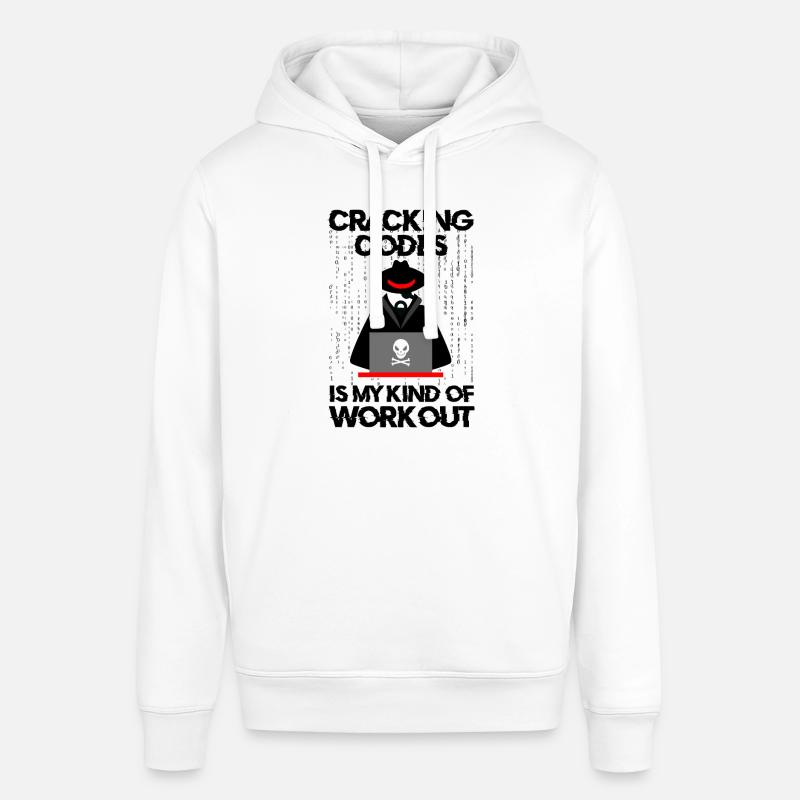 Cybersecurity Professional Hacker Cracking Codes - Stanley/Stella Unisex Hoodie SOUNDER - Weiß