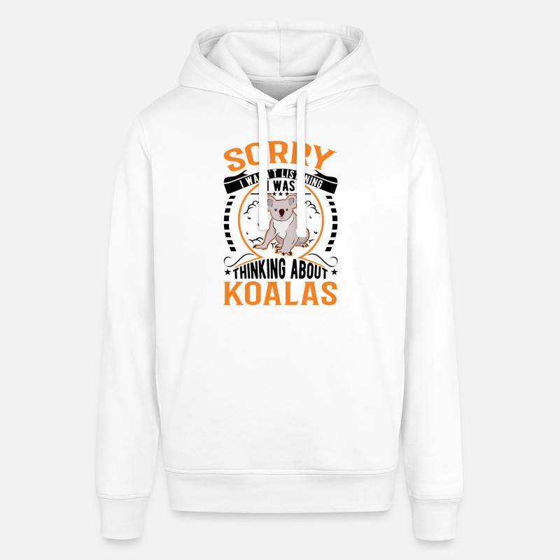 Koala Cadeau Koala Ours - Sweat à capuche SOUNDER Stanley/Stella Unisexe - blanc