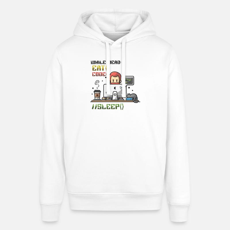 Programmer,Computer Programmer,Joke - Stanley/Stella SOUNDER Unisex Hoodie - white
