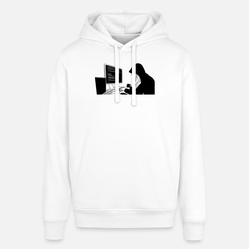 Codage de programmation du programmeur - Sweat à capuche SOUNDER Stanley/Stella Unisexe - blanc