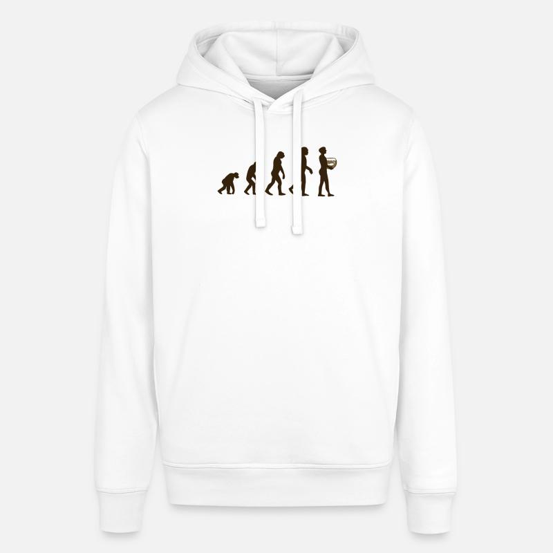Évolution de l’aquarium - Sweat à capuche SOUNDER Stanley/Stella Unisexe - blanc