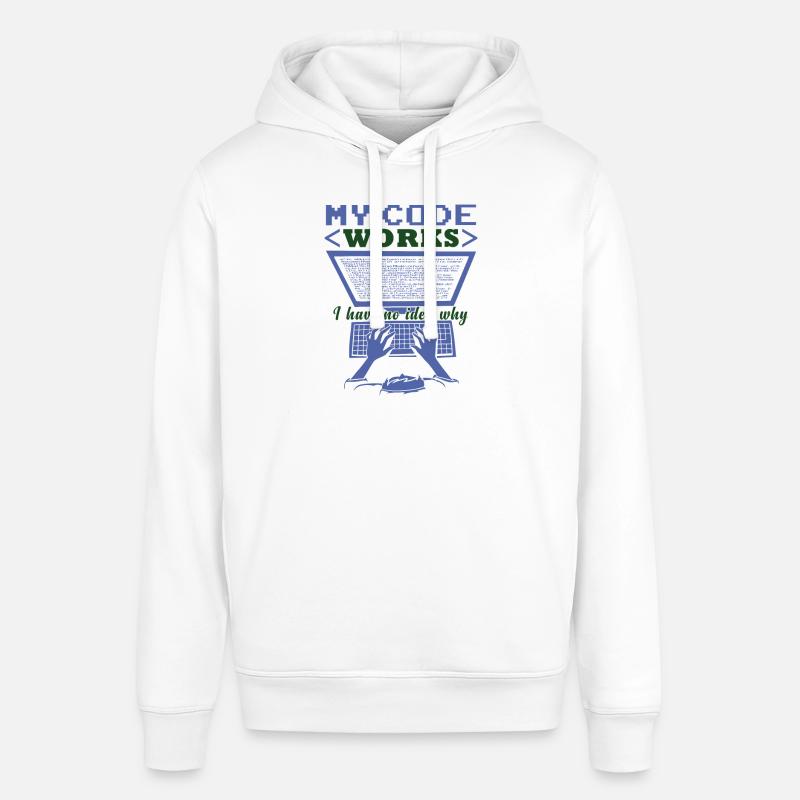 Funny Code Joke Coding - Stanley/Stella SOUNDER Unisex Hoodie - white