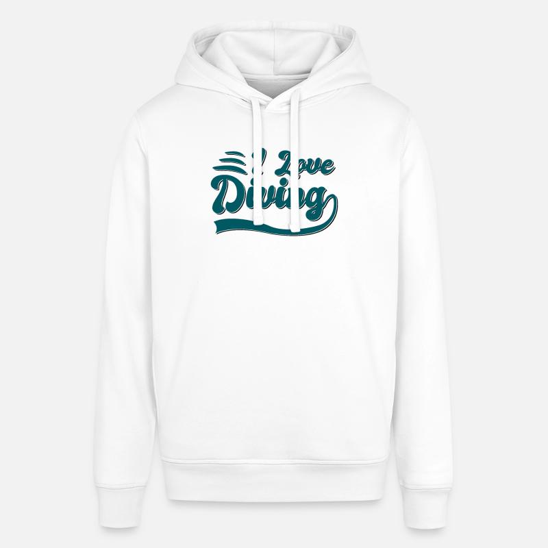 J’adore plonger - Sweat à capuche SOUNDER Stanley/Stella Unisexe - blanc