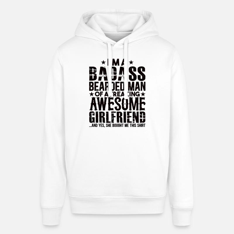 Bart Partner Relationship Girlfriend Gift - Sweat à capuche SOUNDER Stanley/Stella Unisexe - blanc