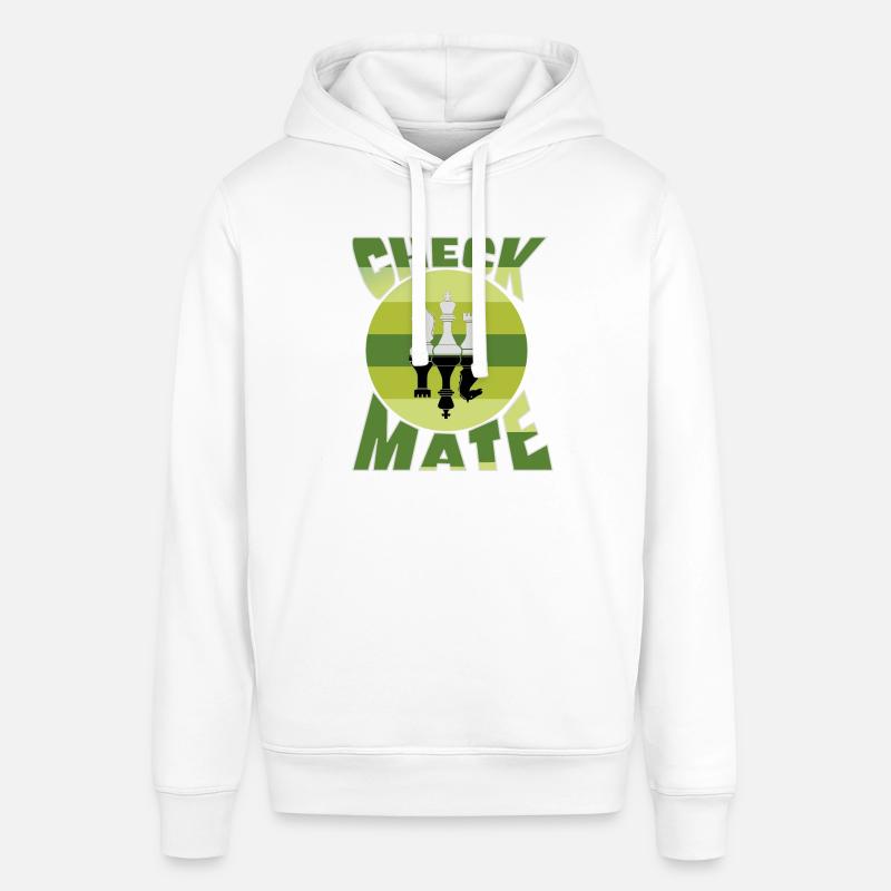 Pensez comme un maître d’échecs - Sweat à capuche SOUNDER Stanley/Stella Unisexe - blanc